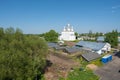 Greenhouse farm of the Spaso-Yakovlevsky Monastery, 20.05.2021, Rostov city, Yaroslavl region, Russia