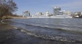 Tourist ships in the port on the Don river are preparing for su