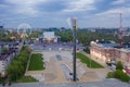 ROSTOV-ON-DON, RUSSIA - MAY 2019: The memorial stele