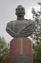 Monument to Semyon Budyonny on Pushkinskaya Street in the autumn