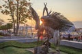 Sights of the city, the embankment of the Don River. city of the World Cup 2018