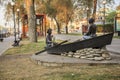 Sights of the city, the embankment of the Don River. city of the World Cup 2018