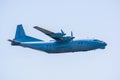 ROSTOV-NA-DONU, RUSSIA - CIRCA SEPTEMBER 2017: Russian military plane in sky at military air parade