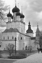 The white -stone Rostov Kremlin Royalty Free Stock Photo