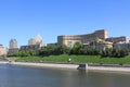 Moscow, Russia - May 25, 2018: Architecture of the Rostov Embankment