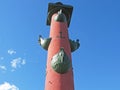 Rostral column, Saint Petersburg. Russia. Royalty Free Stock Photo