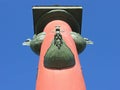 Rostral column. Saint Petersburg, Russia. Royalty Free Stock Photo