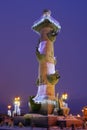 Rostral column, Saint-Petersburg, Russia Royalty Free Stock Photo