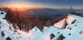 Rosty sunrise panorama