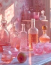 RosÃÂ© Reverie: Elegance in Every Sip, A Pink Champagne Affair Royalty Free Stock Photo
