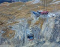 Rotair cable car on Mt. Titlis in Switzerland