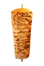 Rotary cooked Turkish chicken doner kebab Royalty Free Stock Photo