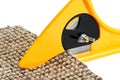 Rotary Cutter for fabric and textile Royalty Free Stock Photo