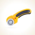 Rotary cutter for patchwork and quilting, knife for fabric