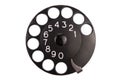 Rotary dial isolated without phone