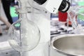 A rotary evaporator  in chemical laboratory Royalty Free Stock Photo