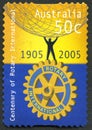 Rotary International Australian Postage Stamp
