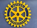 Rotary International organization sign