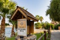 Rotary International wishing well by the river