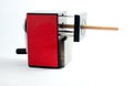 Rotary Pencil Sharpener Royalty Free Stock Photo