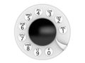 Rotary Phone Dial Royalty Free Stock Photo