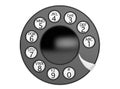 Rotary Phone Dial Royalty Free Stock Photo