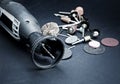 Rotary tools with accessory Royalty Free Stock Photo