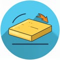 Rotate and Flip Mattress Vector Icon Royalty Free Stock Photo