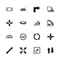 Rotate - Flat Vector Icons Royalty Free Stock Photo