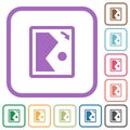 Rotate image right simple icons Royalty Free Stock Photo