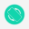 Rotate phone vector icon sign symbol