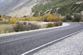 Rotate road in the mountains Royalty Free Stock Photo