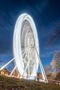 Rotating blurry ferris wheel