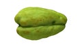 Rotating Chayote on White Background 03B Looping