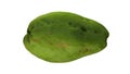 Rotating chayote on white background looping