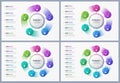 Rotating circle chart templates with 5 6 7 8 options. Global swa