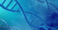 Rotating DNA Synthesis and Replication Molecule Process in Vitro. Concept of CRISPR Biotechnology and Bioengineering.