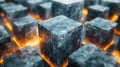 Rotating Geometric Cube - Seamless Looping Abstract Design Animation