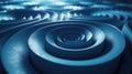 Rotating Geometric Structure - Abstract 3D Animation Loop