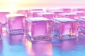 Rotating Glass Blocks Abstract Animation Loop