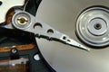 Rotating Harddisk Royalty Free Stock Photo