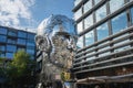 Rotating Head of Franz Kafka Kinetic Sculpture by David Cerny, 2014 - Prague, Czech Republic