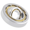 Rotating metallic bearing