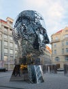 Rotating monument of Kafka, Prague, Czech Republic