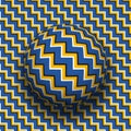 Rotating sphere of zigzag stripes pattern. Vector optical illusion background Royalty Free Stock Photo