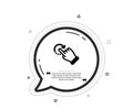 Rotation gesture icon. Slide arrow sign. Swipe action. Vector