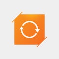 Rotation icon. Repeat symbol. Refresh sign.