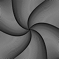 Rotation swirl movement. Lines texture