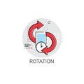 Rotation Update Application Process Icon