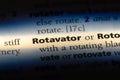 rotavator Royalty Free Stock Photo
